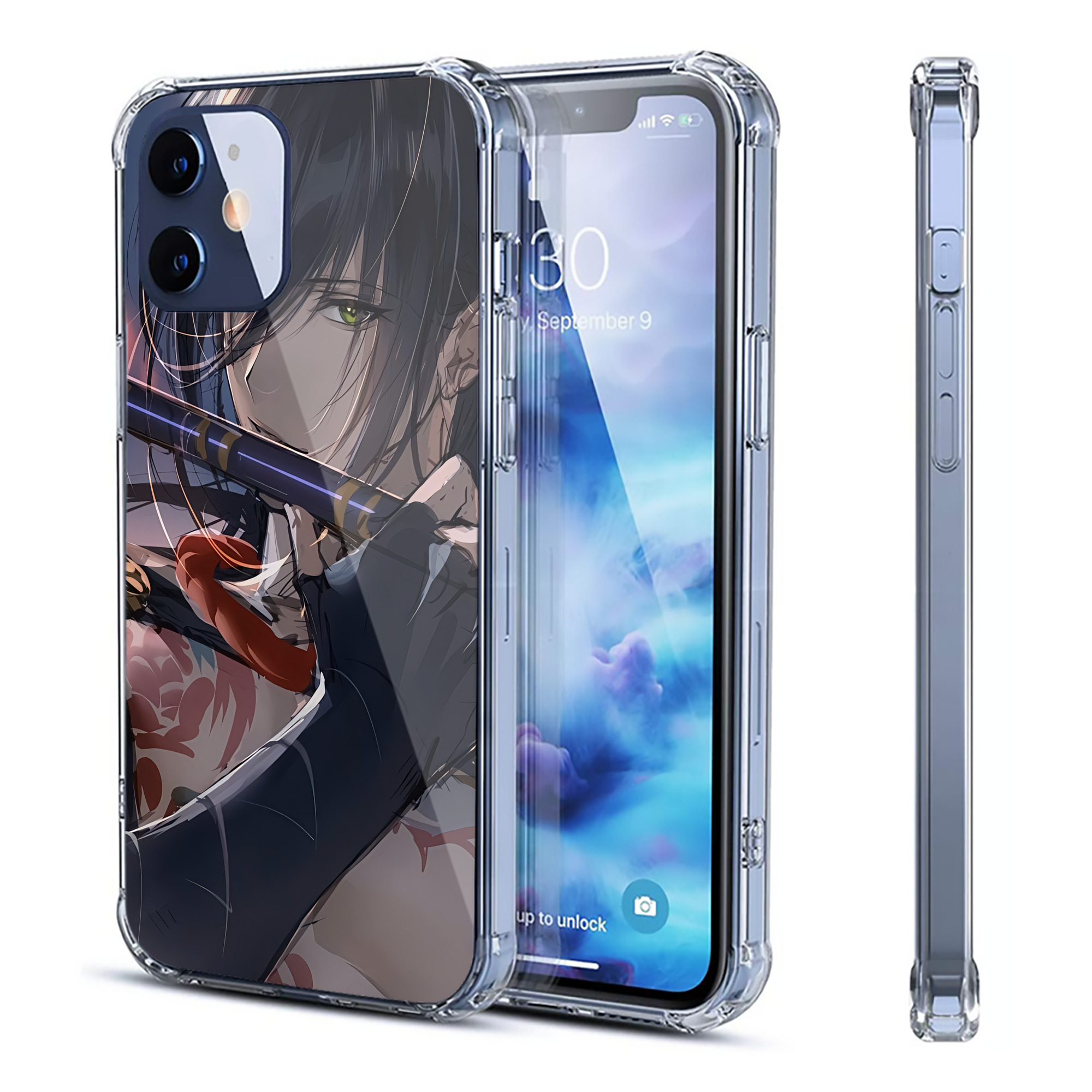 （画像用） 刀剣乱舞 Touken Ranbu 【iPhone 12シリーズ対応】透明スマホケース（クリアソフトケース）
